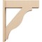Ekena Millwork 7 1/2-in W x 28-in D x 32-in H Funston Block Rough Cedar Woodgrain TimberThane Outlooker, Primed Tan OUTUR075X28X32FST44RCPR - alternate 2